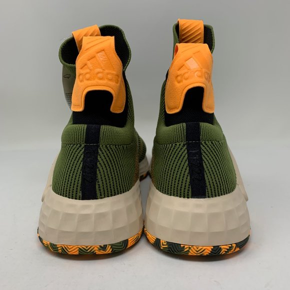 Adidas N3XT L3V3L Next Level Olive Linen Sneakers - Picture 6 of 8